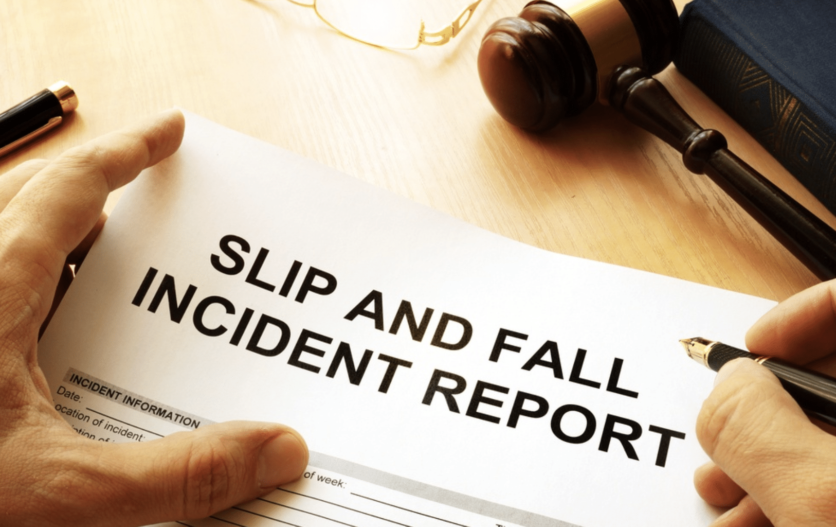 slip and fall incident report