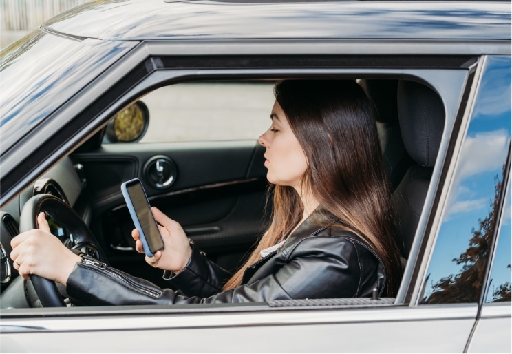 hit by a distracted driver