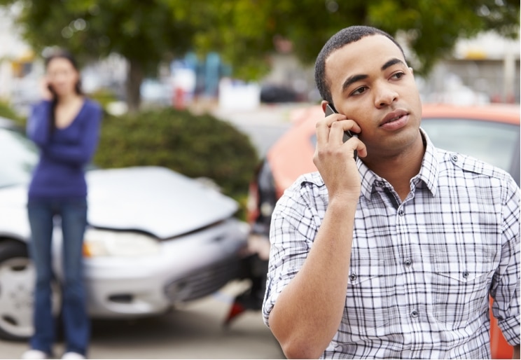 injured in an accident with a distracted driver