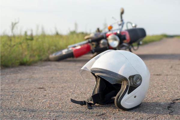 car causes motorcycle accident