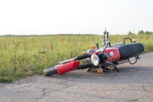 motorcycle is hit by car in Barnesville